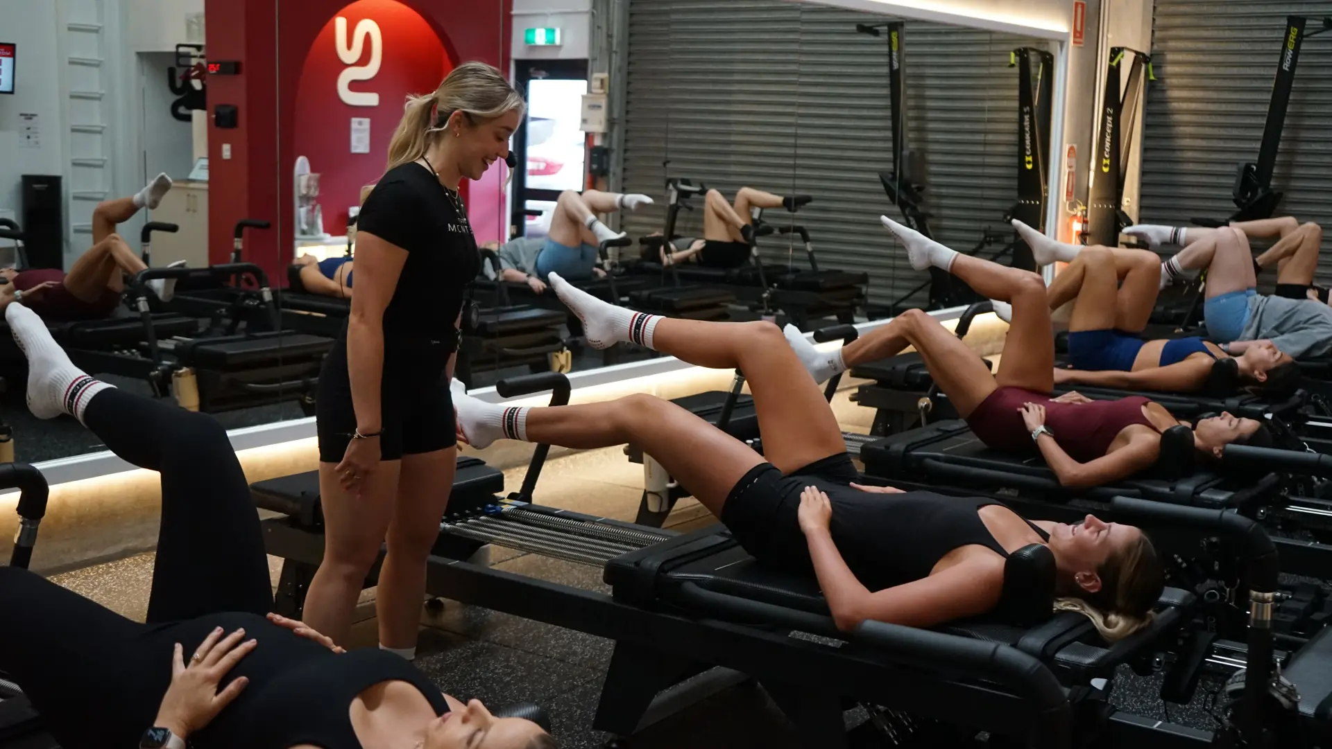 High energy cardio class